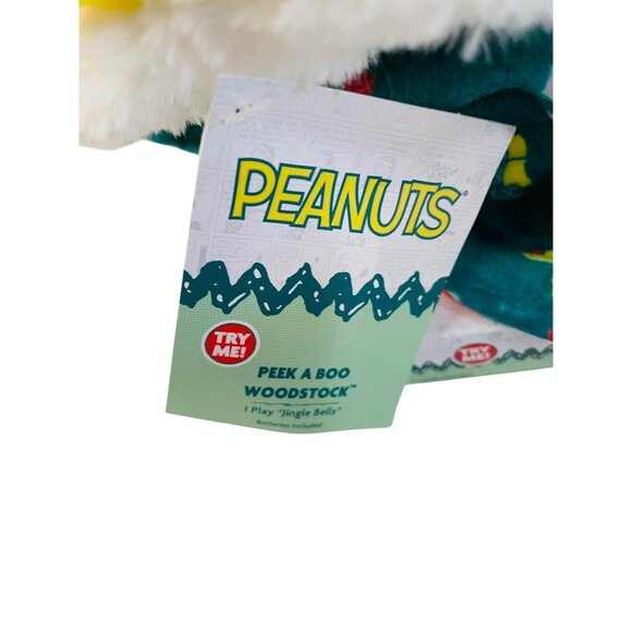 Peanuts Woodstock Christmas Animated Plush With Blanket - Picture 8 of 13